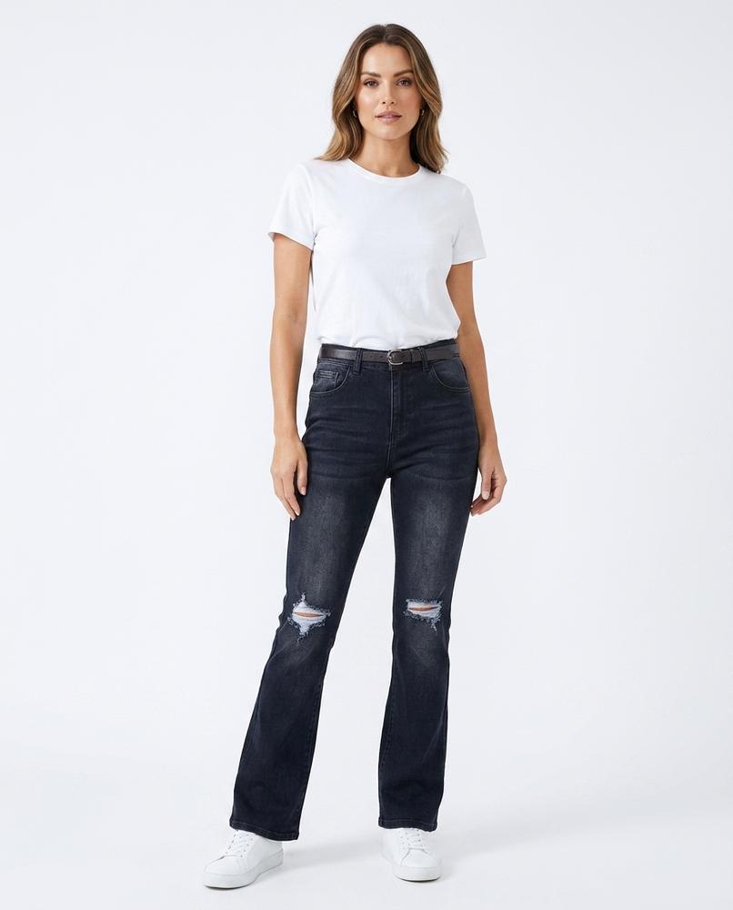 Heidi-Outlet - Roral | High-Waist Flared Pants Women