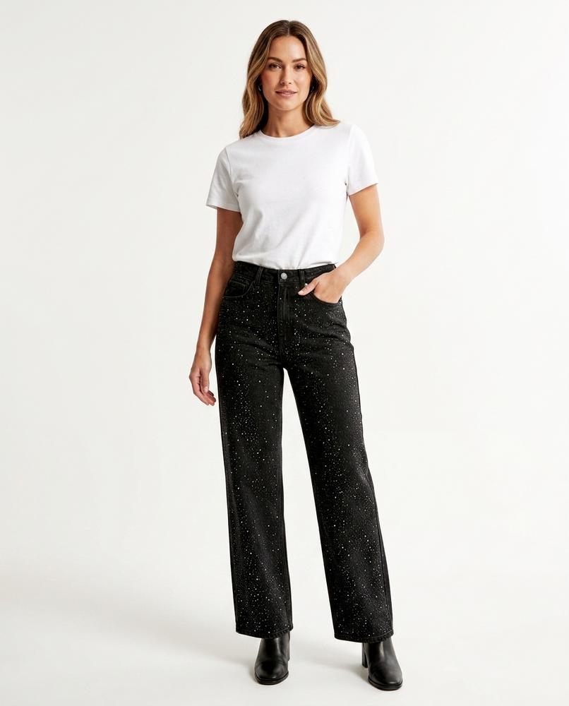 Heidi-Outlet - Zelom | Embellished Straight-Leg Pants Women