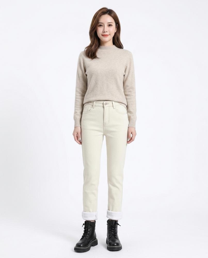 Heidi-Outlet - Ramer | Fleece-Lined High-Waisted Pants Women