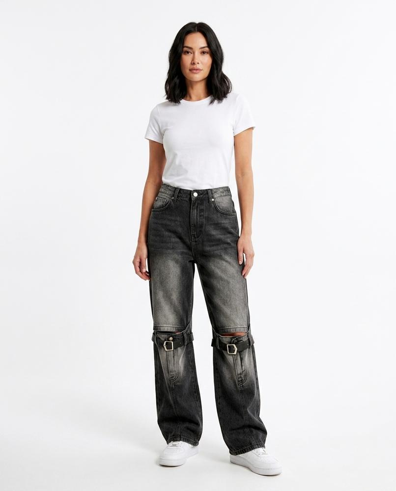 Heidi-Outlet - Kelin | Wide-Leg Cut-Out Pants Women