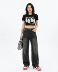 Heidi-Outlet - Miver | High-Waisted Washed Pants Women
