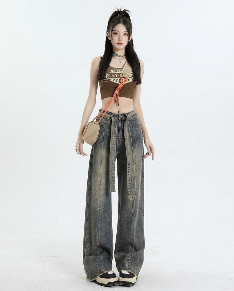 Heidi-Outlet - Velom | Wide-Leg Belted Pants Women