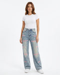 Heidi-Outlet - Dasan | Embroidered Straight-Leg Pants Women