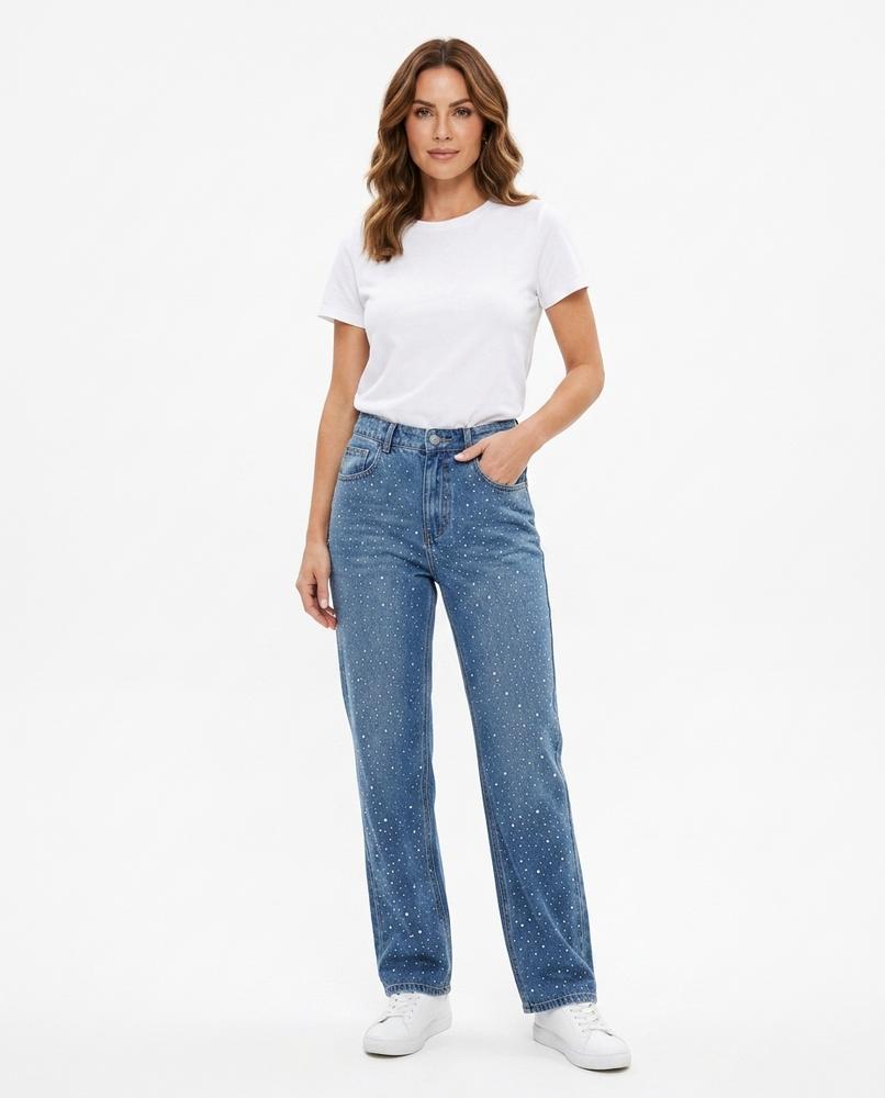 Heidi-Outlet - Ridan | Straight-Leg Embellished Pants Women