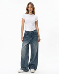 Heidi-Outlet - Lyran | Wide-Leg Washed Pants Women