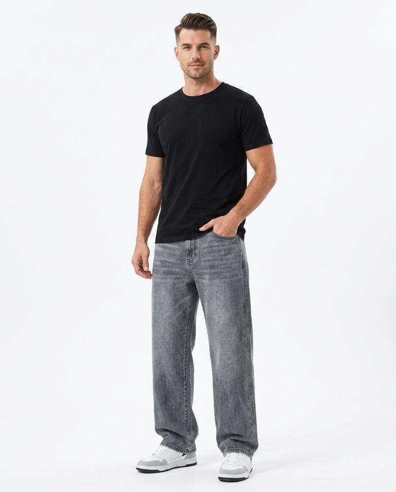 Heidi-Outlet - Lynal | Wide-Leg Light-Wash Pants Men