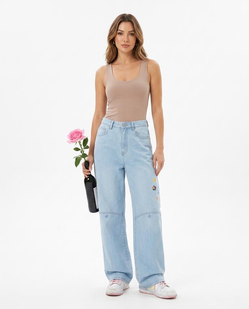 Heidi-Outlet - Rinor | Wide-Leg Patched Pants Women