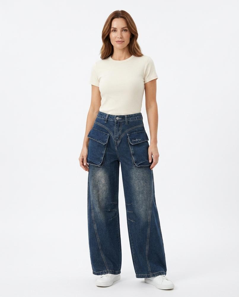 Heidi-Outlet - Mimon | Wide-Leg High-Waist Pants Women