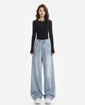 Heidi-Outlet - Rahal | High-Waisted Wide-Leg Pants Women