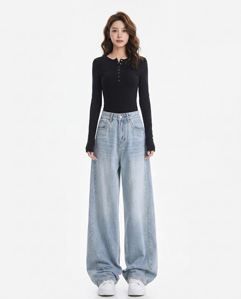 Heidi-Outlet - Rahal | High-Waisted Wide-Leg Pants Women