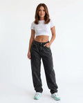 Heidi-Outlet - Zemon | Washed-Out Loose-Fit Pants Women