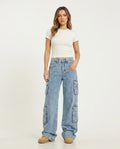 Heidi-Outlet - Lyral | Wide-Leg Cargo Pants Women