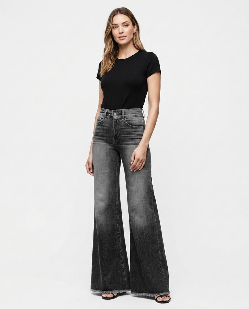 Heidi-Outlet - Kesil | Flared Gradient-Wash Pants Women