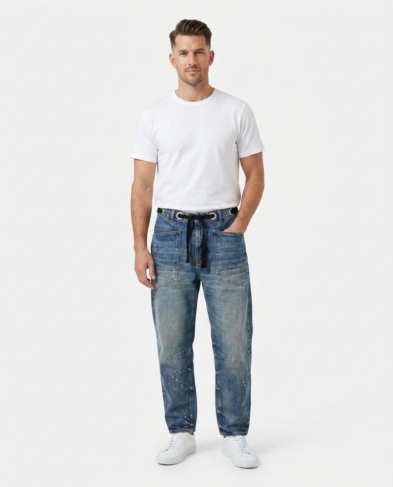 Heidi-Outlet - Nesel | Drawstring Paint-Splatter Pants Men