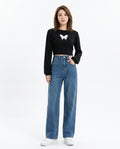 Heidi-Outlet - Dasol | High-Waist Wide-Leg Pants Women