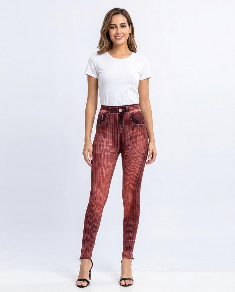 Heidi-Outlet - Laram | Striped Slim-Fit Pants Women