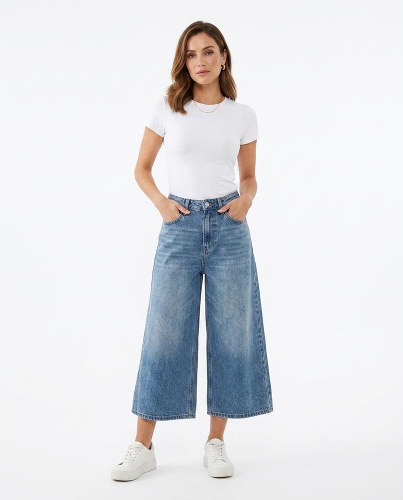 Heidi-Outlet - Sasel | Wide-Leg Cropped Pants Women