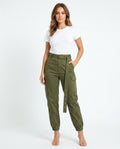 Heidi-Outlet - Matal | High-Waist Belted Pants Women