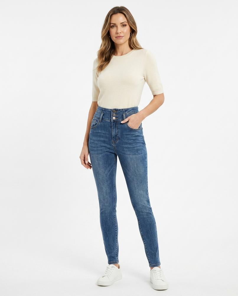 Heidi-Outlet - Kerev | High-Waisted Slim-Fit Pants Women