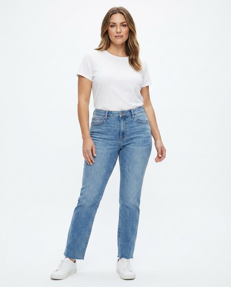 Heidi-Outlet - Vetor | High-Waisted Straight-Leg Pants Women