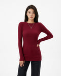 Heidi-Outlet - Nirel | Ribbed Slim-Fit Sweater Women