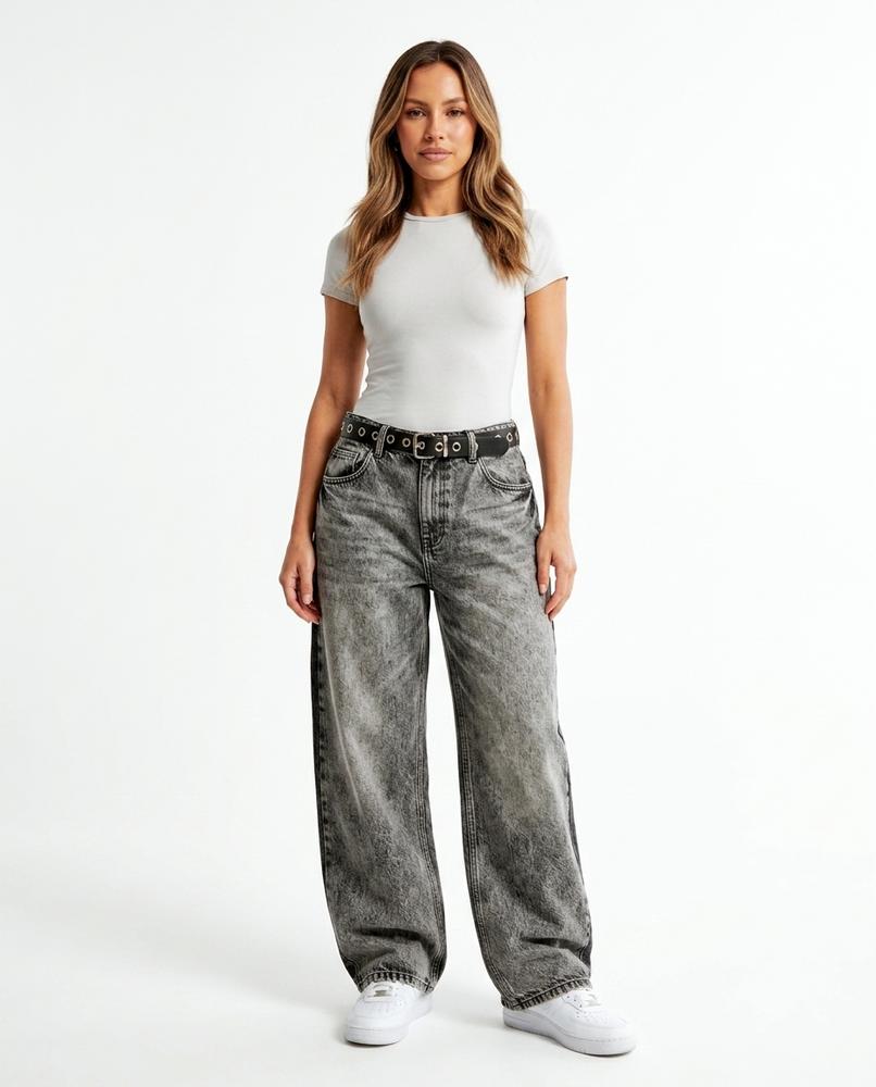 Heidi-Outlet - Armin | High-Waisted Acid-Washed Pants Women