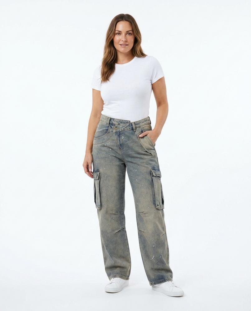 Heidi-Outlet - Rilen | Wide-Leg Washed Pants Women