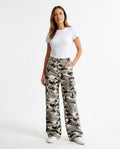 Heidi-Outlet - Zelor | Wide-Leg Camouflage Pants Women