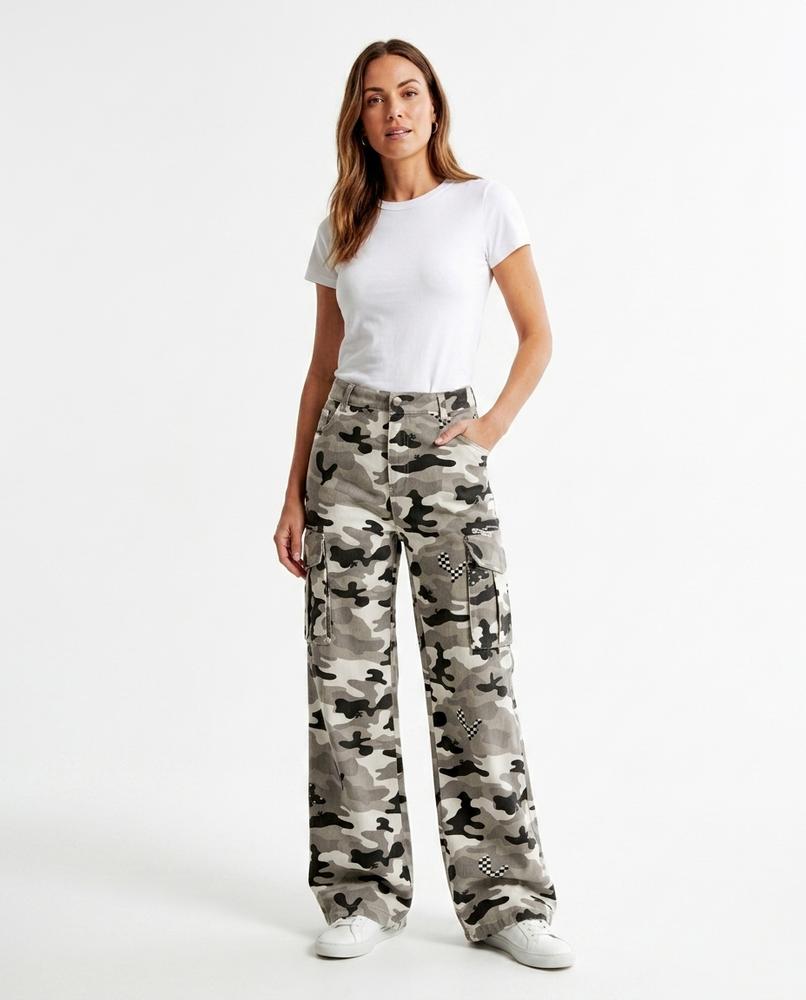 Heidi-Outlet - Zelor | Wide-Leg Camouflage Pants Women