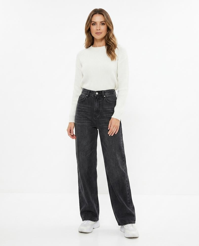 Heidi-Outlet - Nirev | High-Waisted Straight-Leg Pants Women