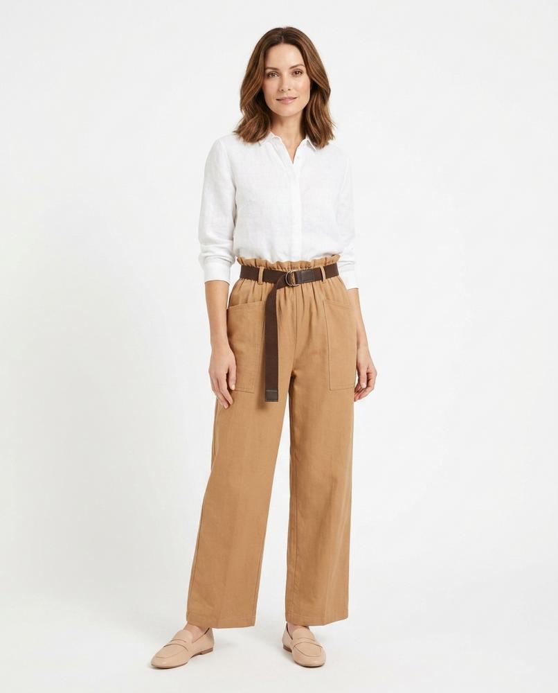 Heidi-Outlet - Casan | High-Waisted Wide-Leg Pants Women
