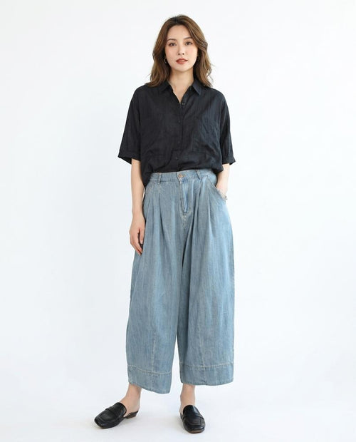 Heidi-Outlet - Alken | Wide-Leg Cropped Pants Women