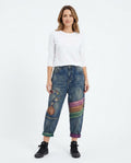 Heidi-Outlet - Zesol | Patched Relaxed-Fit Pants Women