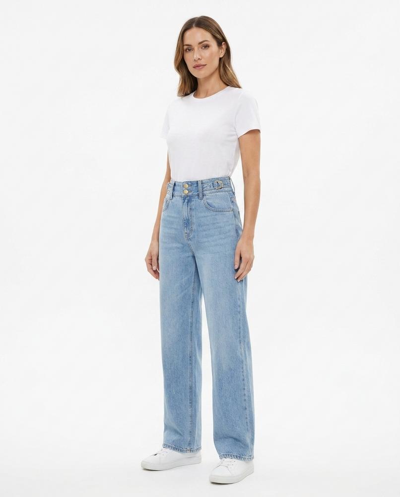 Heidi-Outlet - Nehal | High-Waisted Wide-Leg Pants Women