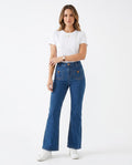 Heidi-Outlet - Cosin | High-Waist Flared Pants Women