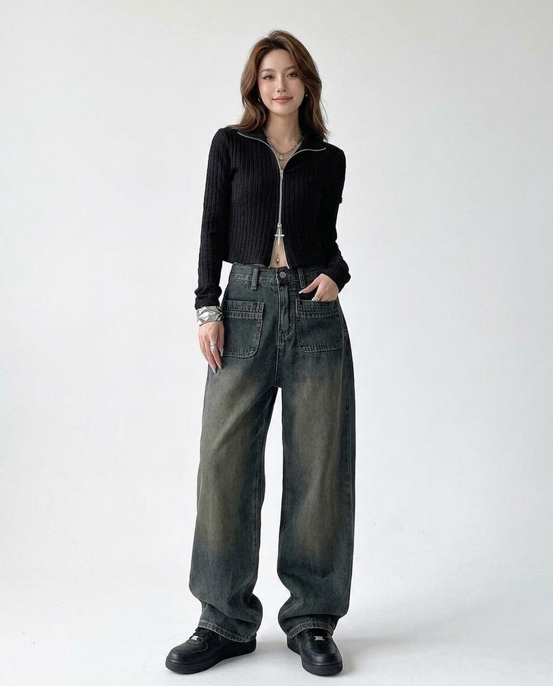 Heidi-Outlet - Lymir | Wide-Leg Washed Pants Women