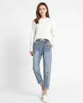 Heidi-Outlet - Tinav | Embroidered Drawstring Pants Women