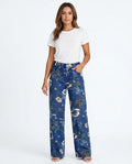 Heidi-Outlet - Nimir | Floral-Print Wide-Leg Pants Women