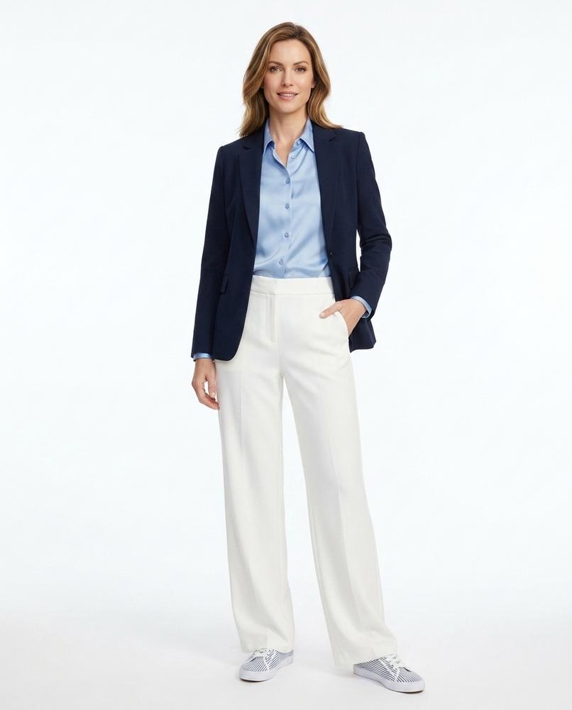 Heidi-Outlet - Zasol | Wide-Leg Full-Length Pants Women