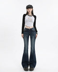 Heidi-Outlet - Mavin | Low-Rise Flared Pants Women