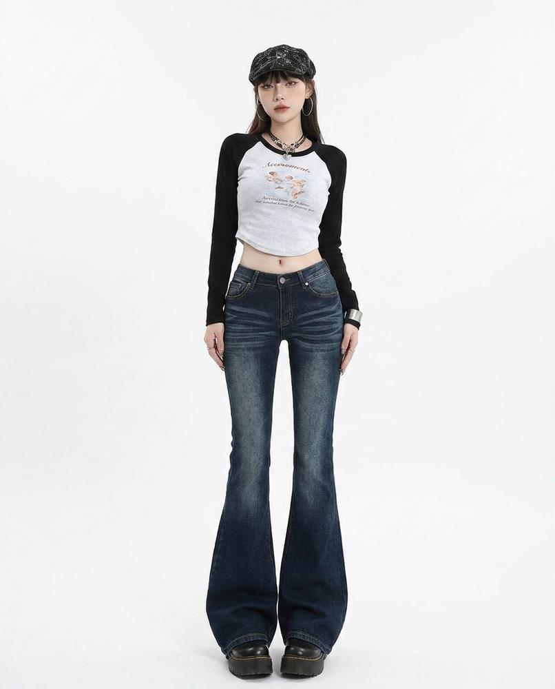 Heidi-Outlet - Mavin | Low-Rise Flared Pants Women
