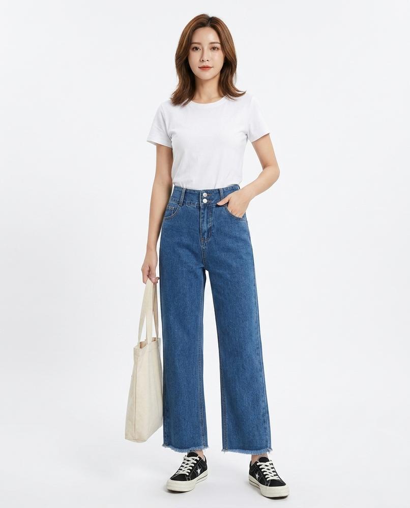 Heidi-Outlet - Kenal | High-Waist Wide-Leg Pants Women