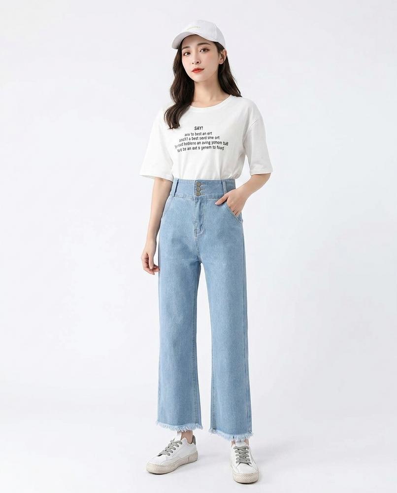 Heidi-Outlet - Kenal | High-Waist Wide-Leg Pants Women