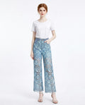 Heidi-Outlet - Lelen | Wide-Leg Sheer-Lace Pants Women