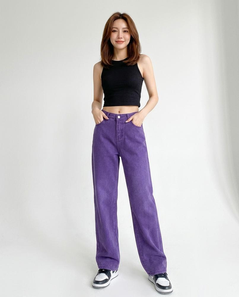 Heidi-Outlet - Arlor | High-Waist Wide-Leg Pants Women