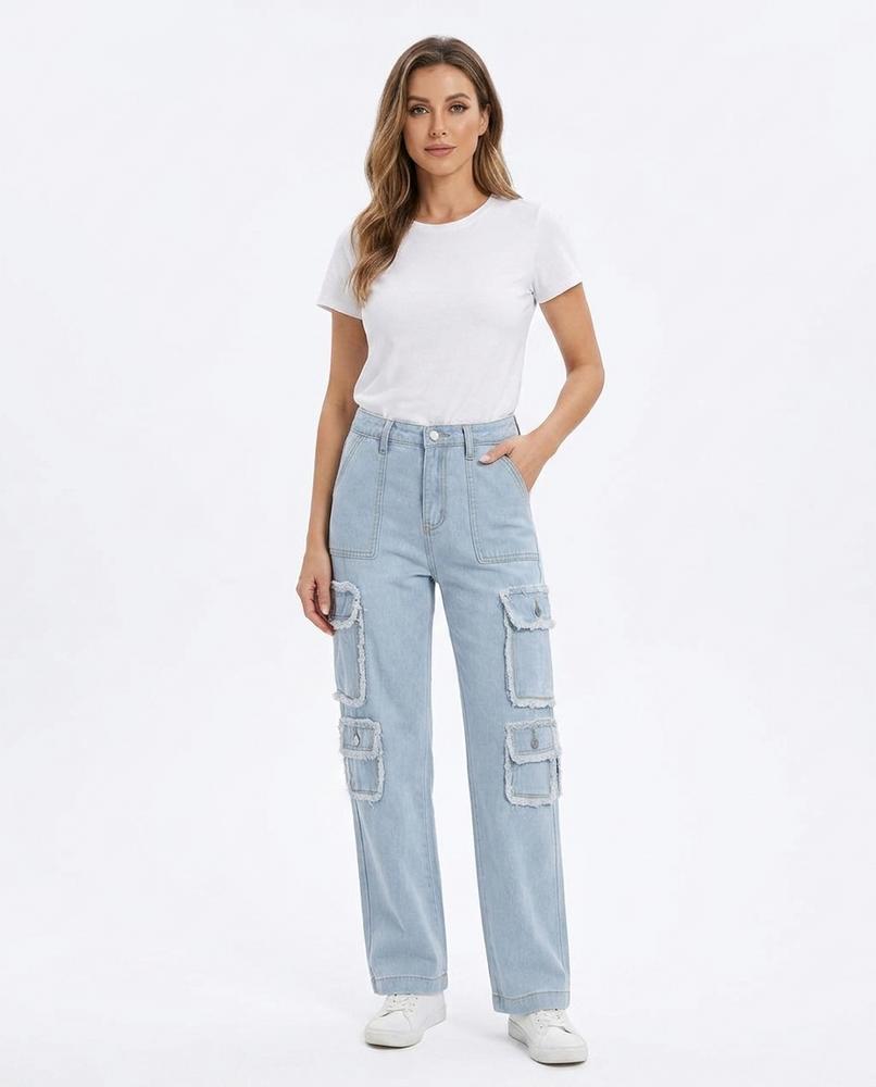 Heidi-Outlet - Tisin | High-Waist Wide-Leg Pants Women