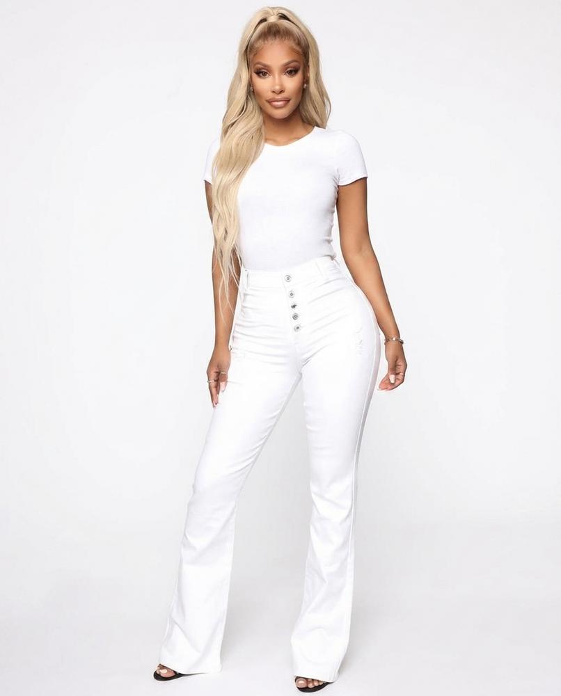 Heidi-Outlet - Setir | High-Waist Flared Pants Women