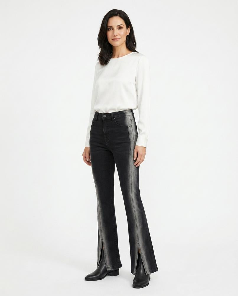 Heidi-Outlet - Nosan | High-Waist Flared Pants Women