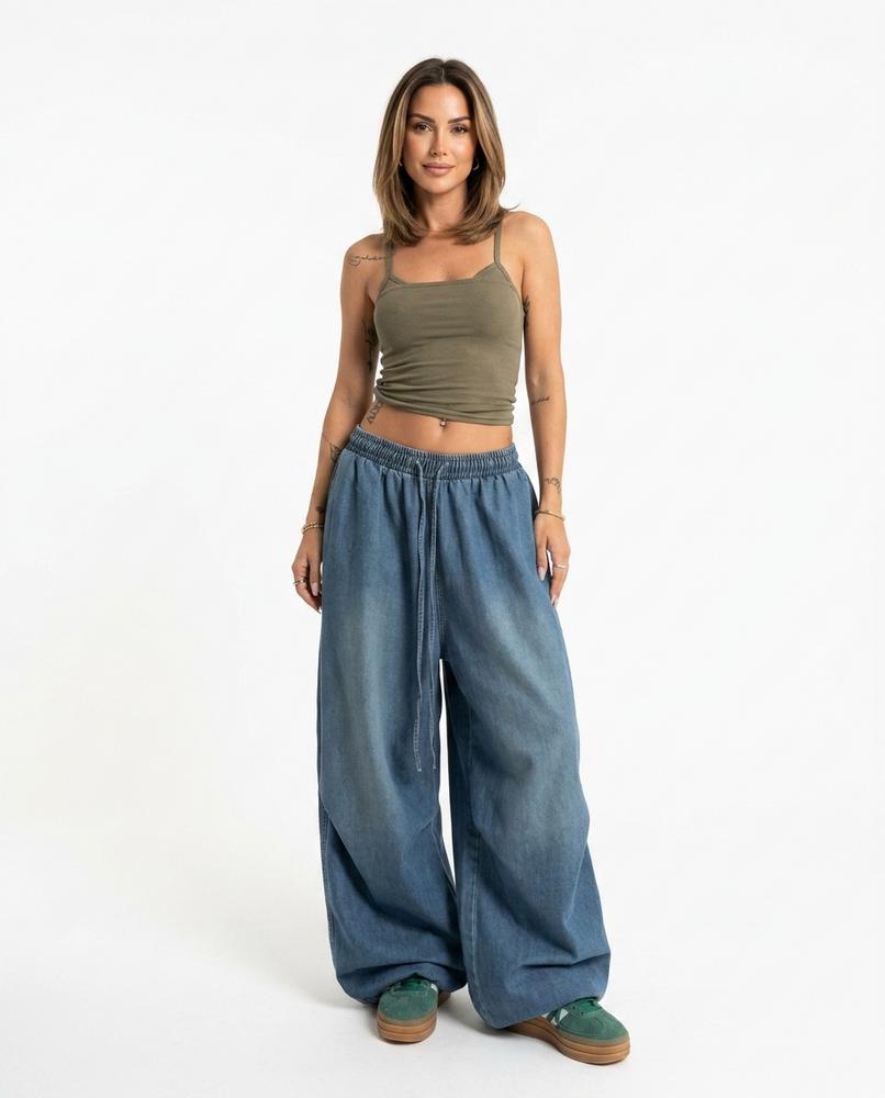 Heidi-Outlet - Dahal | Wide-Leg Drawstring Pants Women