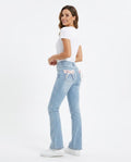 Heidi-Outlet - Lasan | High-Waist Flared Pants Women
